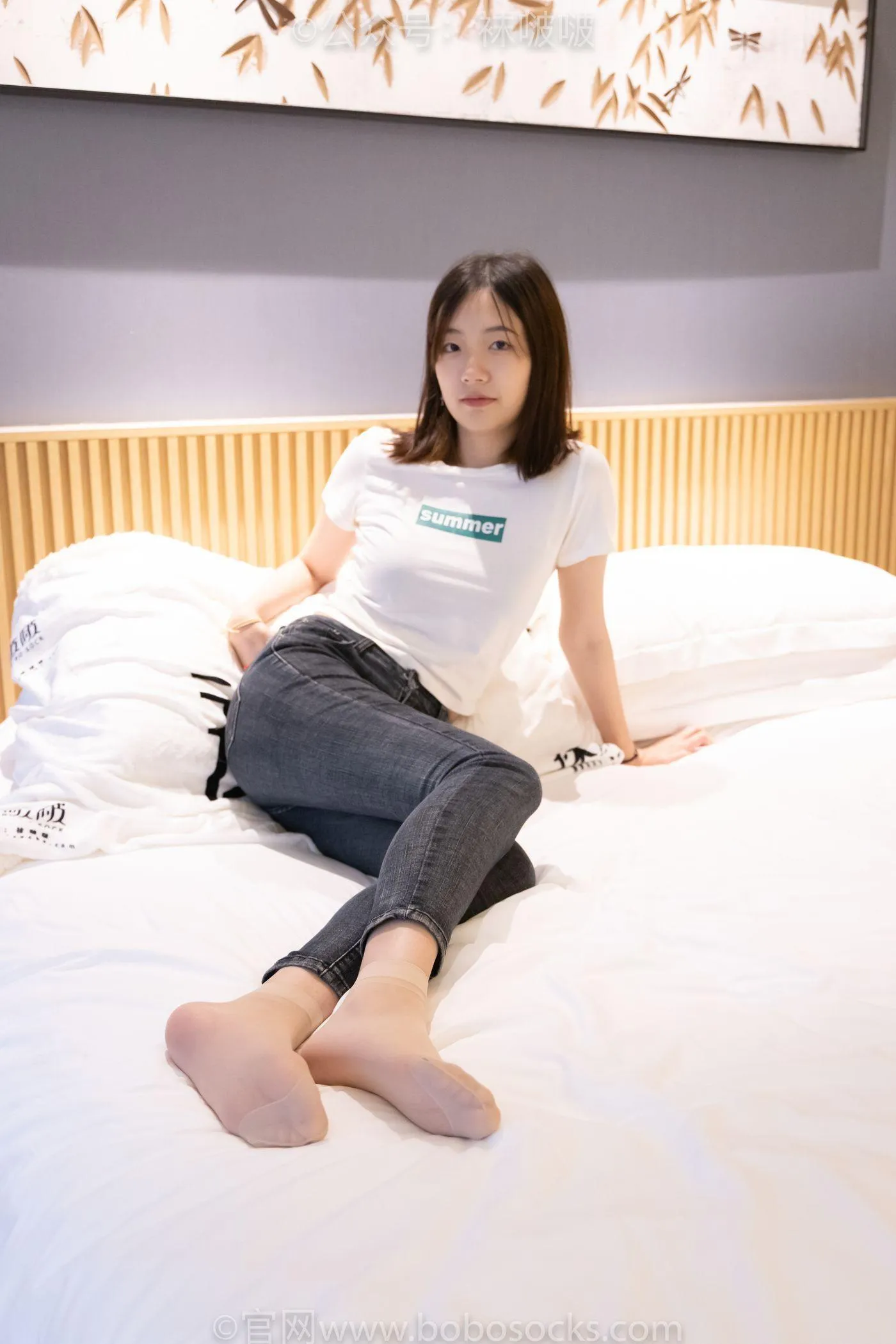 [BoBoSocks袜啵啵]NO.063 小甜豆-平底鞋、短肉丝 [155P]插图6